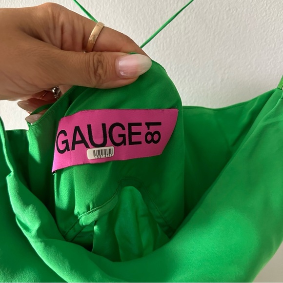 GAUGE81 Shiori Short Dress Green - Picture 5 of 7